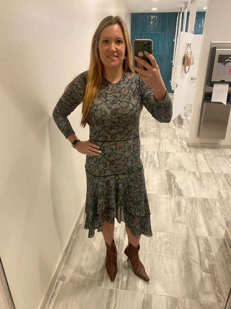 Multi Green Floral Dress by See by Chloé | Rent the Runway