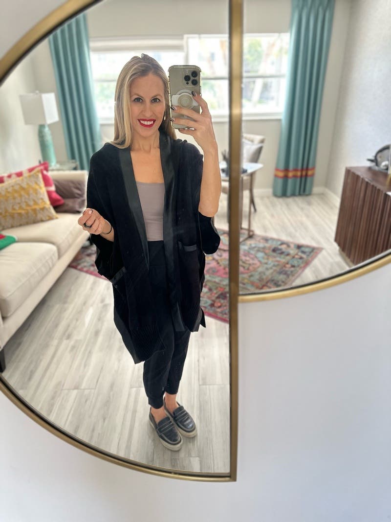 Kai Faux Leather Kimono by Central Park West | Rent the Runway