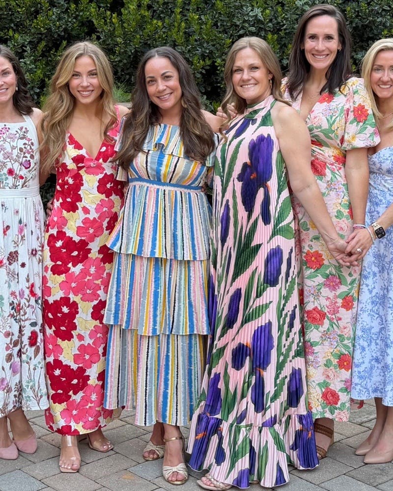 Multi Floral Slip Dress by PLAN C x RTR | Rent the Runway