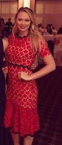 Rent Cherry Lace Midi Dress from Jill Jill Stuart - 742788 | Rent the Runway