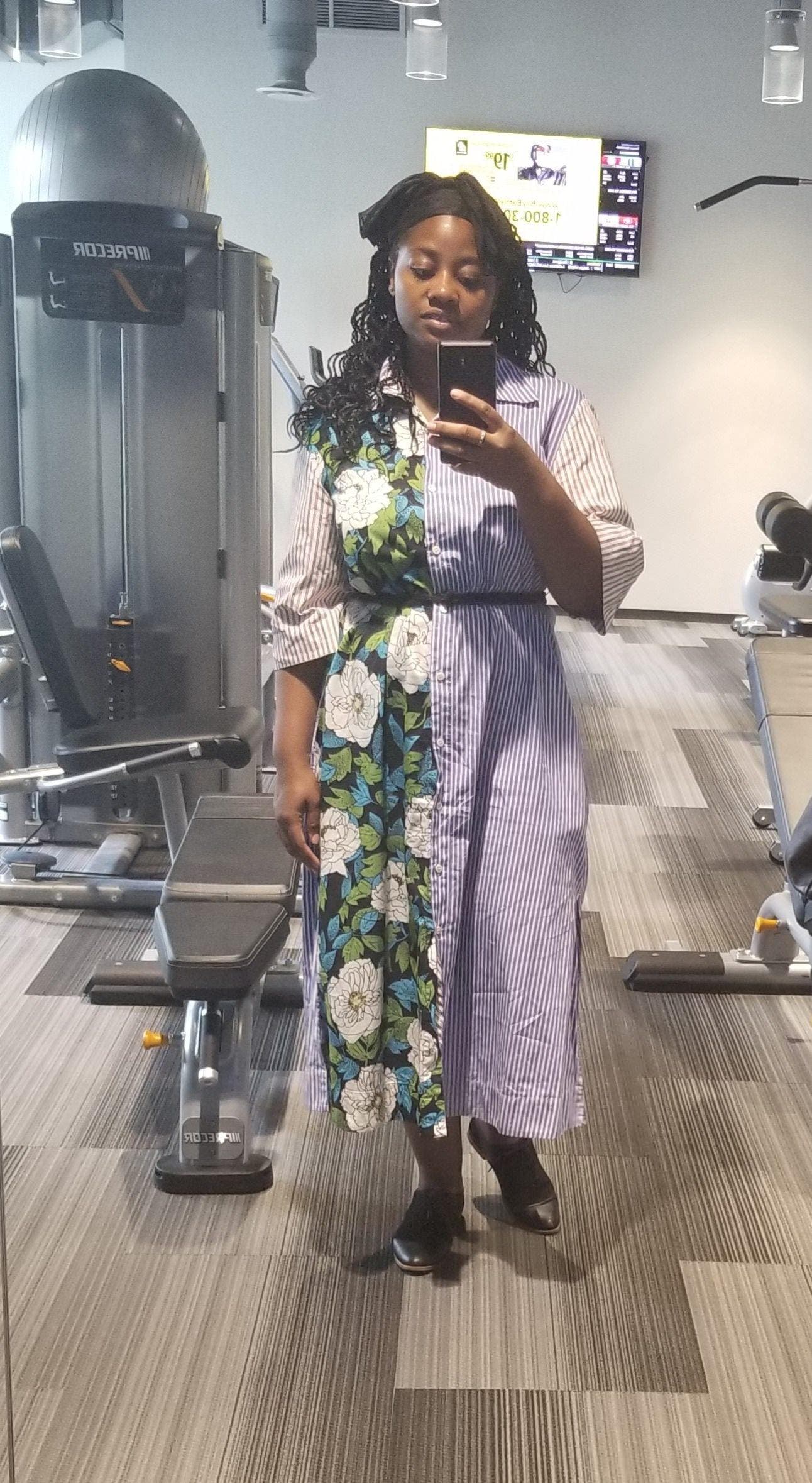 Mixed Print Shirtdress by Diane von Furstenberg | Rent the