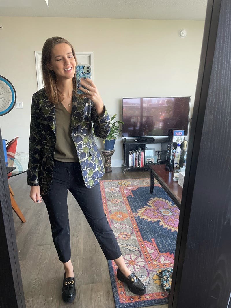 Tulip Print Suit Jacket by Derek Lam 10 Crosby x RTR | Rent the Runway