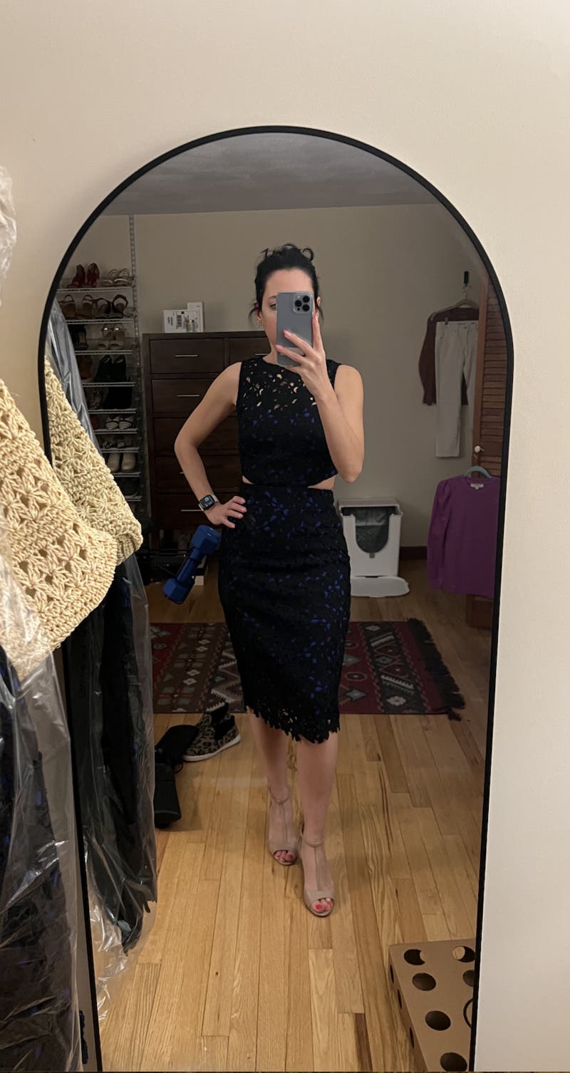 Black Venice Dress by Nicole Miller | Rent the Runway