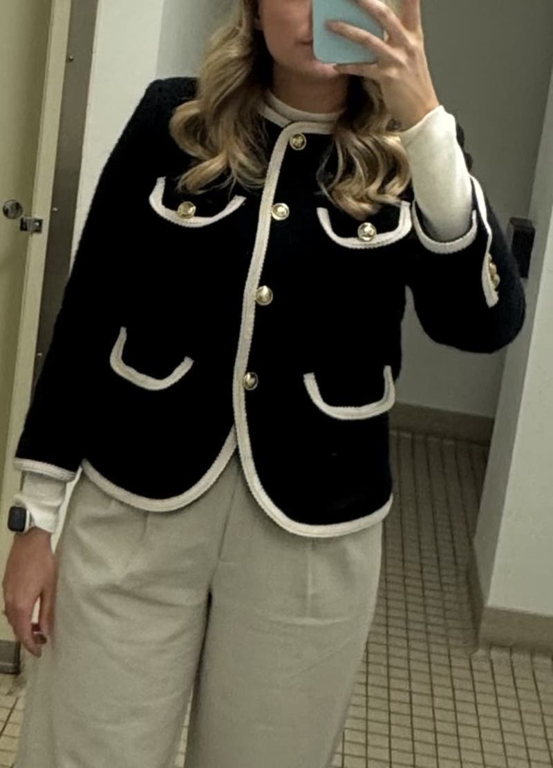 semoh　Collarless Jacket silk mix sloped shoulder shawl collar sleeveless jacket