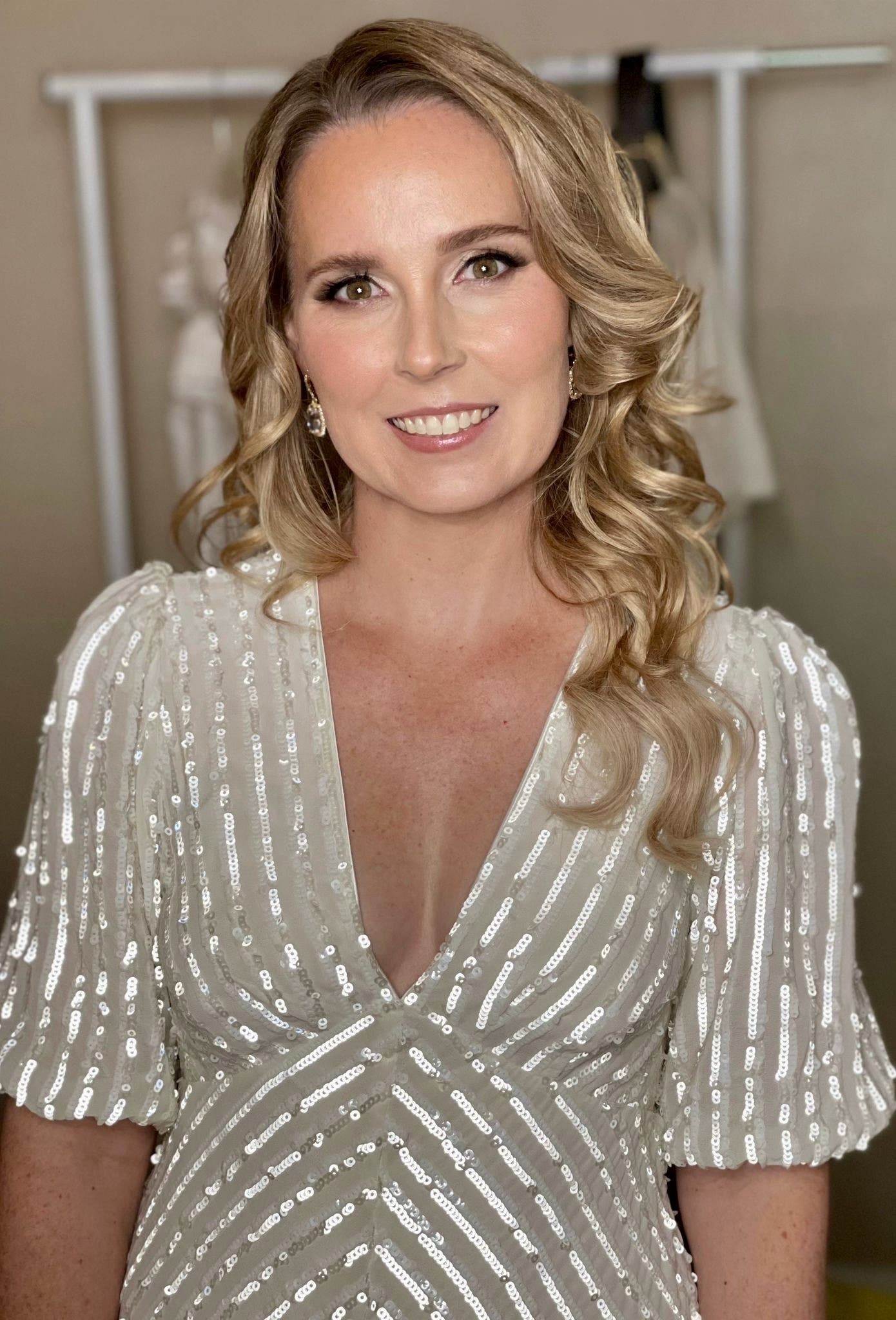 rixo steph sequin dress Bridal Steph sequined maxi dress in white - Rixo