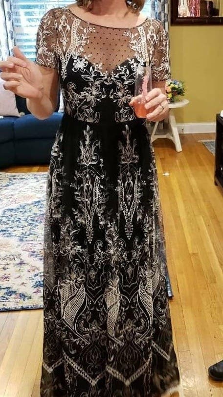 Citara Tulle Tiered Gown