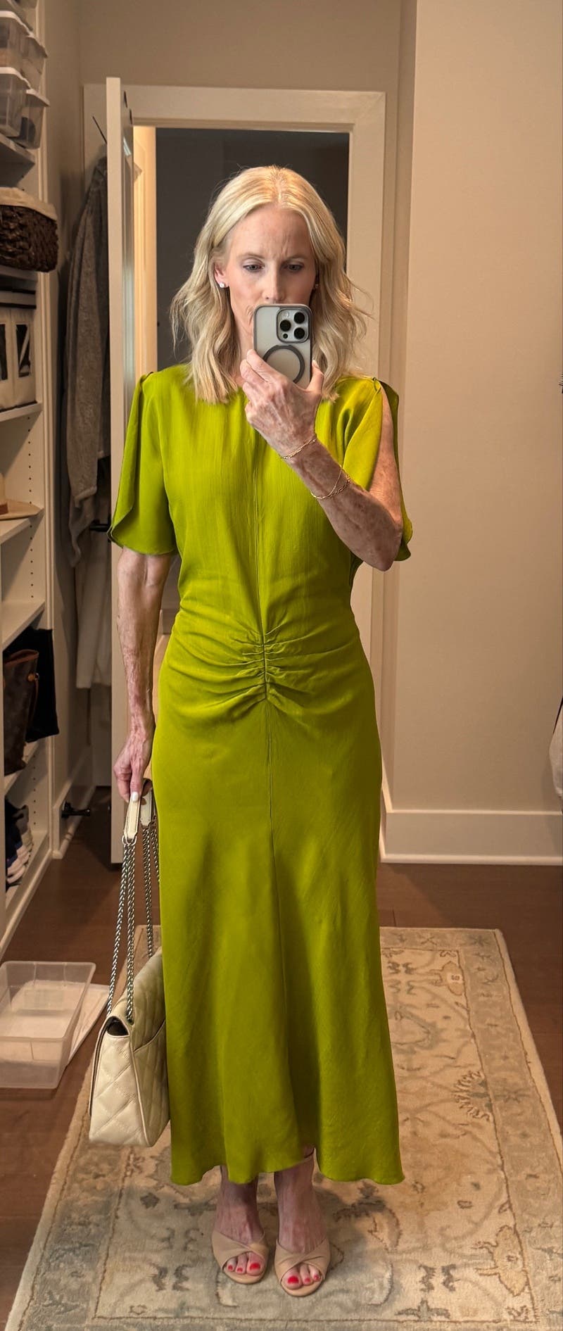 Gathered Waist Dress by Victoria Beckham | Rent the Runway