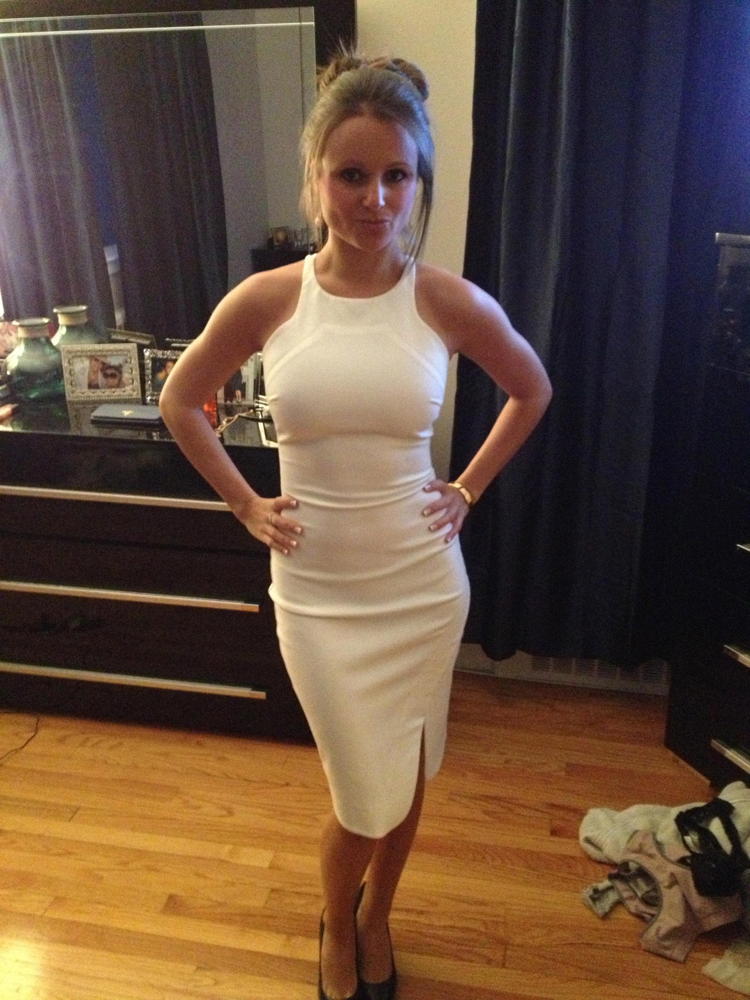 elizabeth and james white dress