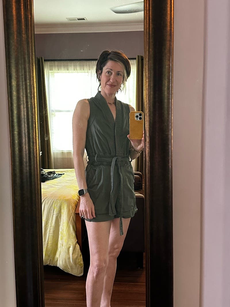 Green Sleeveless Romper by Derek Lam 10 Crosby x RTR | Rent