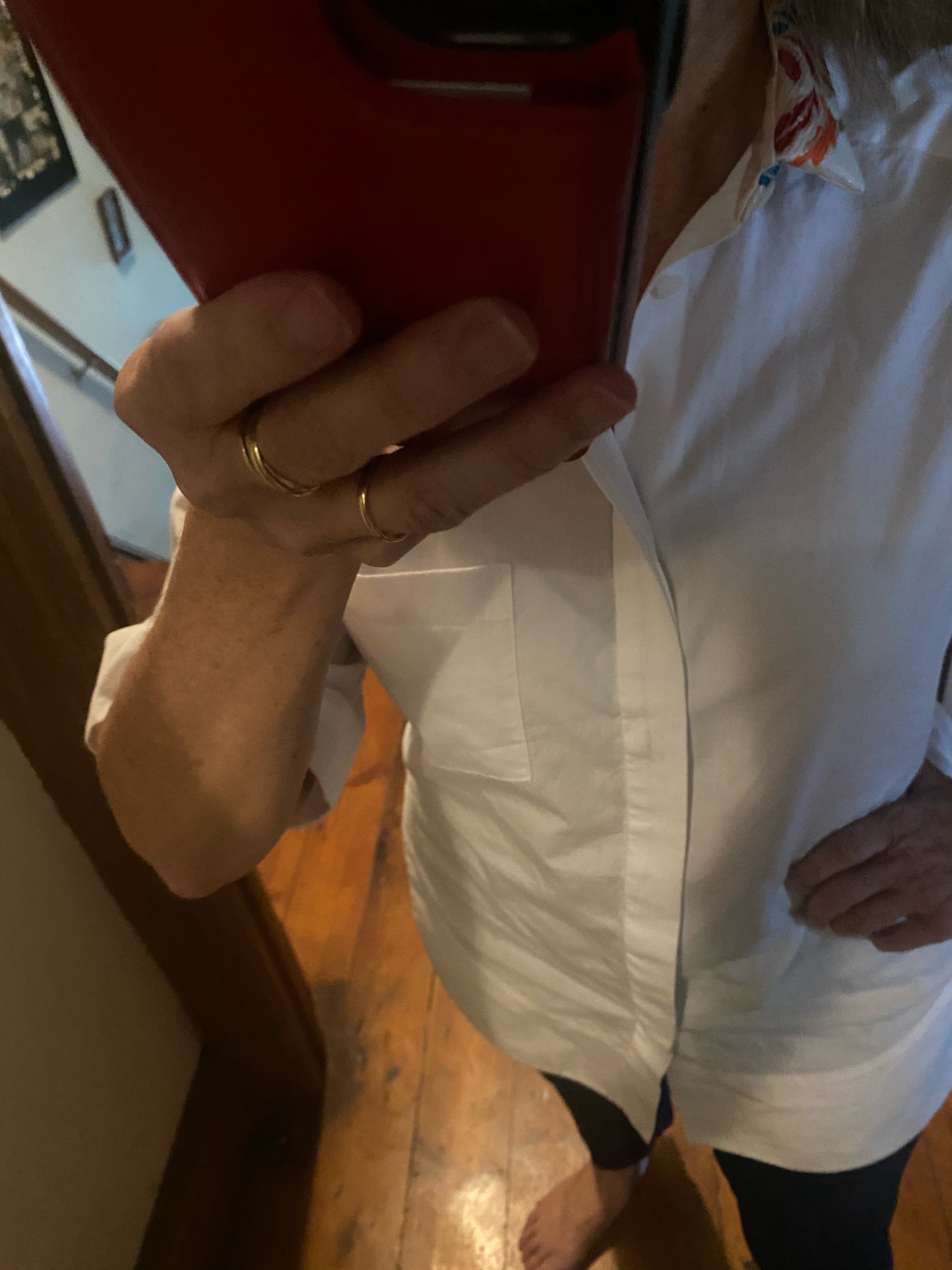 White Short Sleeve Shirt by Haider Ackermann | Rent the Runway