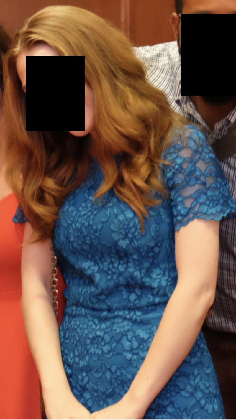 Blue Ainsley Corded Lace Dress by Diane von Furstenberg | Rent the Runway