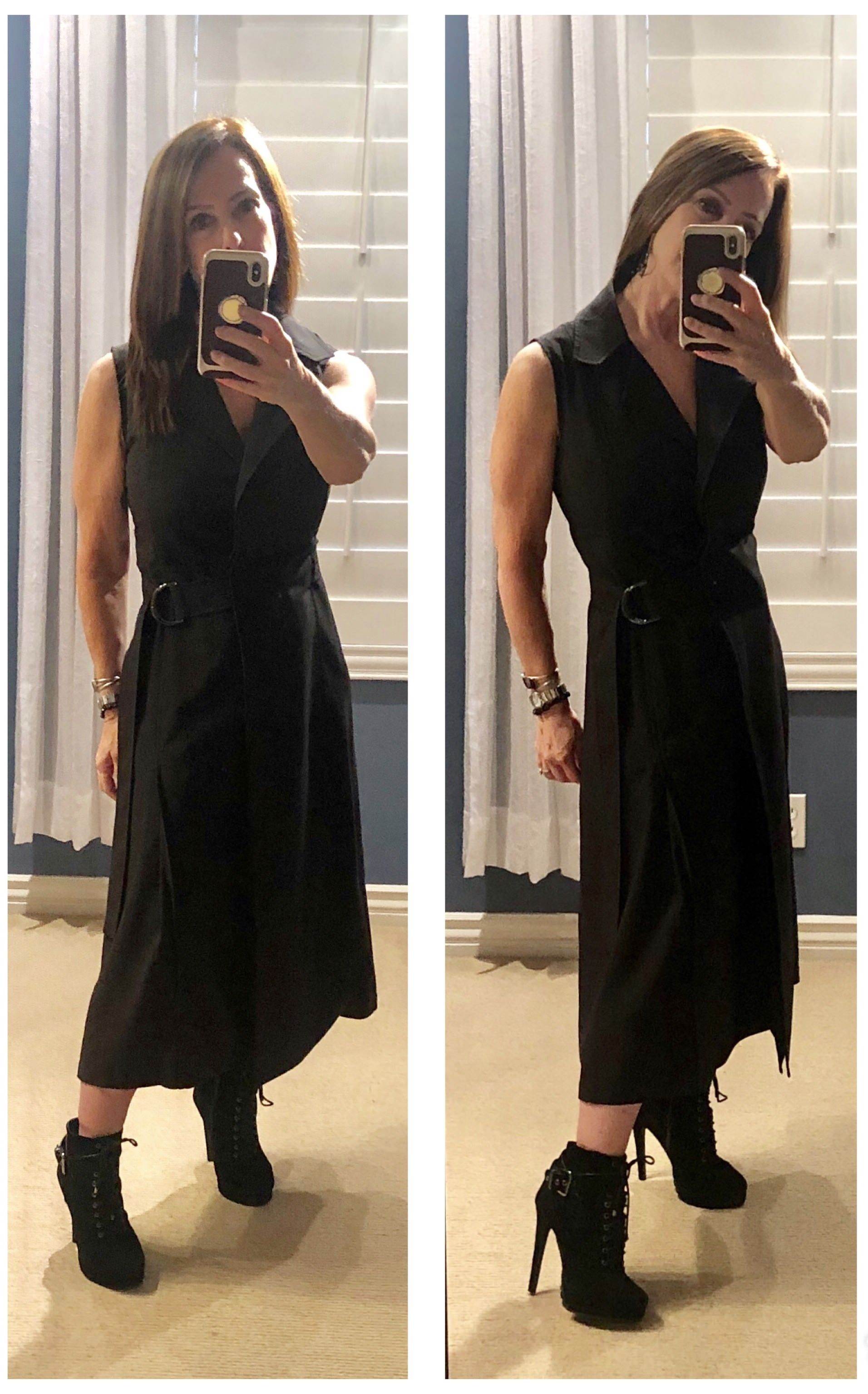 Black Belted Midi Dress by Jason Wu x RTR | Rent the Runway