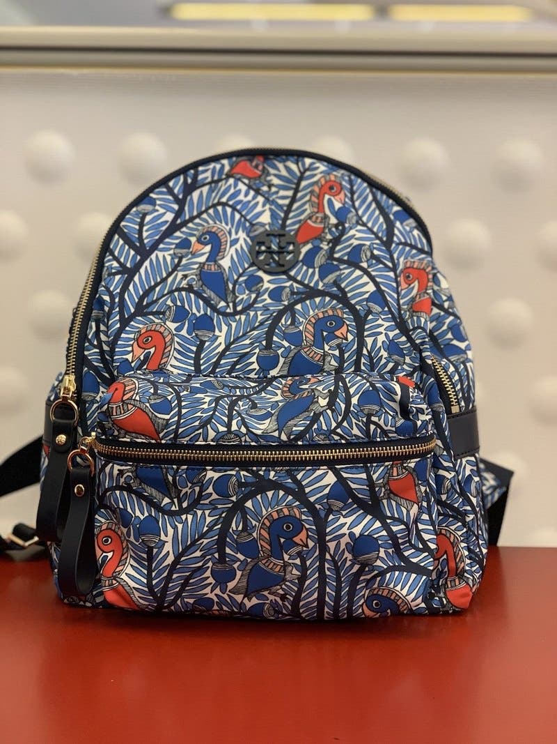 ★TORY BURCH★ TILDA バックパック Tory Burch Backpack Tilda Printed Blue Something Wild