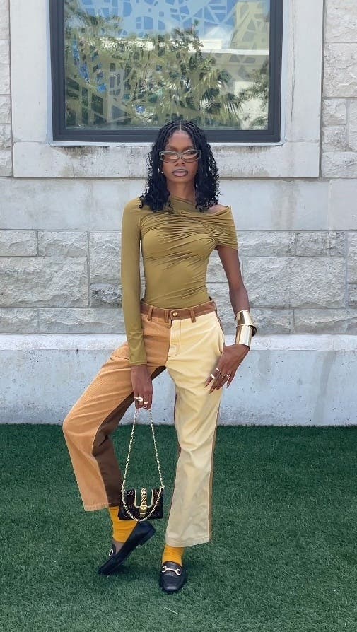 Two-Toned Trousers by Marni | Rent the Runway