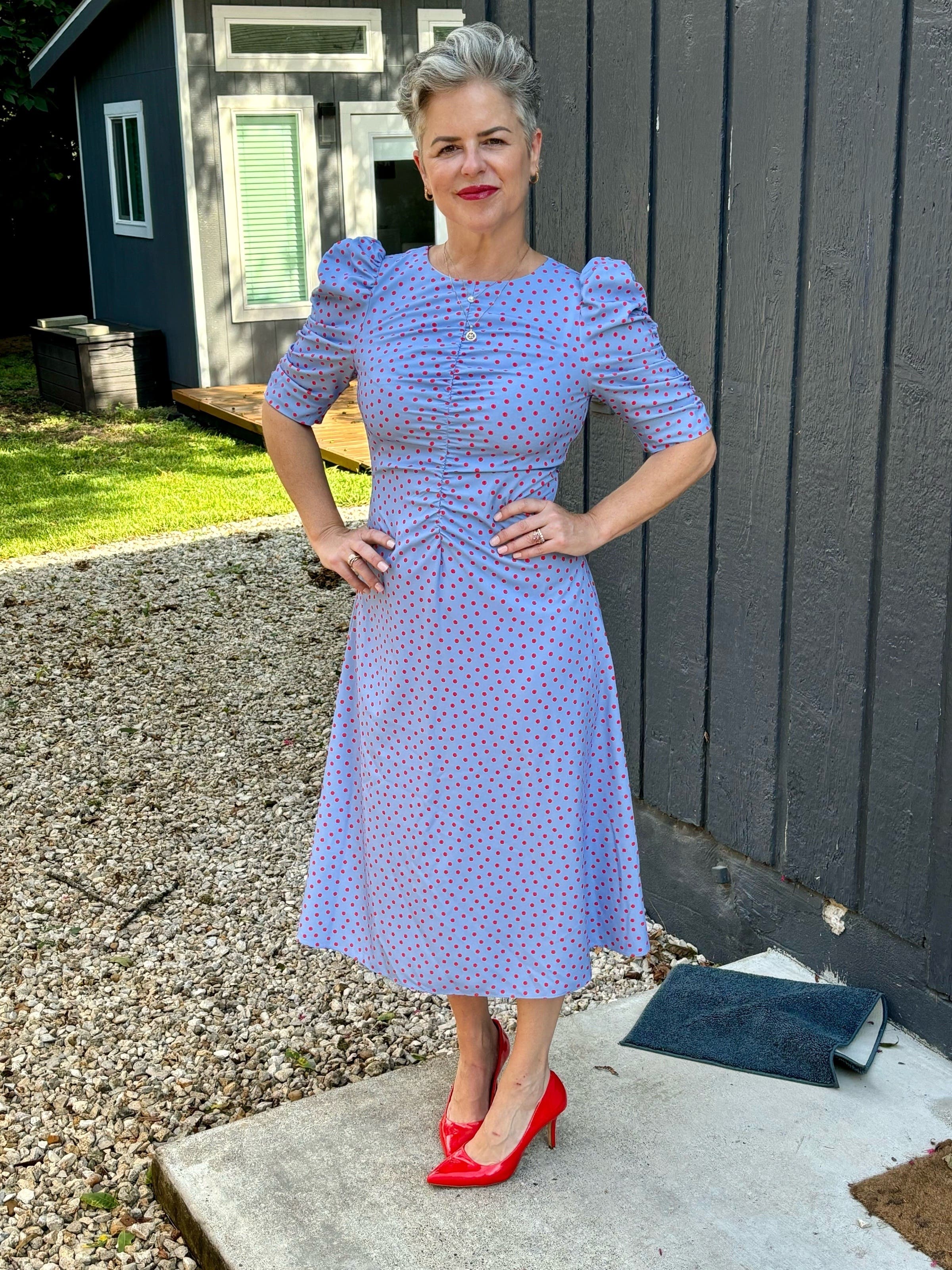 kettyさま Time After Time Scalloped Dress kettyさま Time After Time Scalloped Dress Women's Scalloped