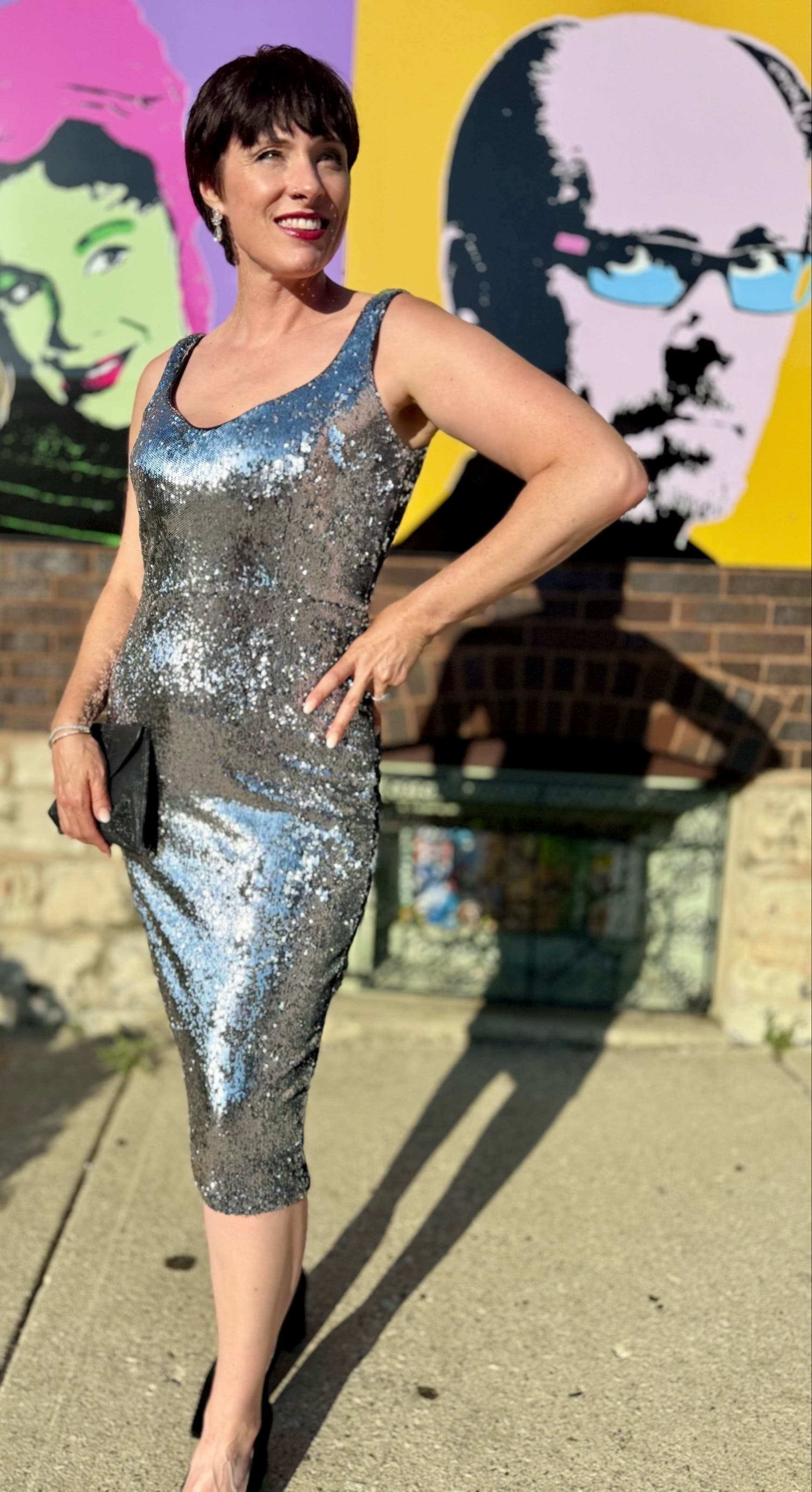 Sloane Sequin Dress by Dress The Population | Rent the Runway
