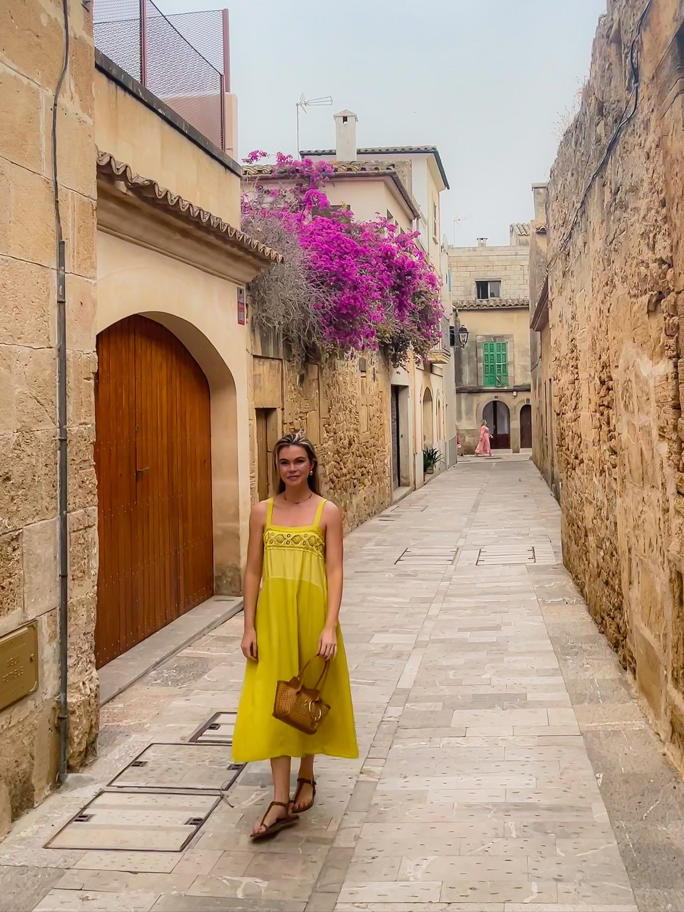 Yellow Midi Dress by Maison Margiela | Rent the Runway