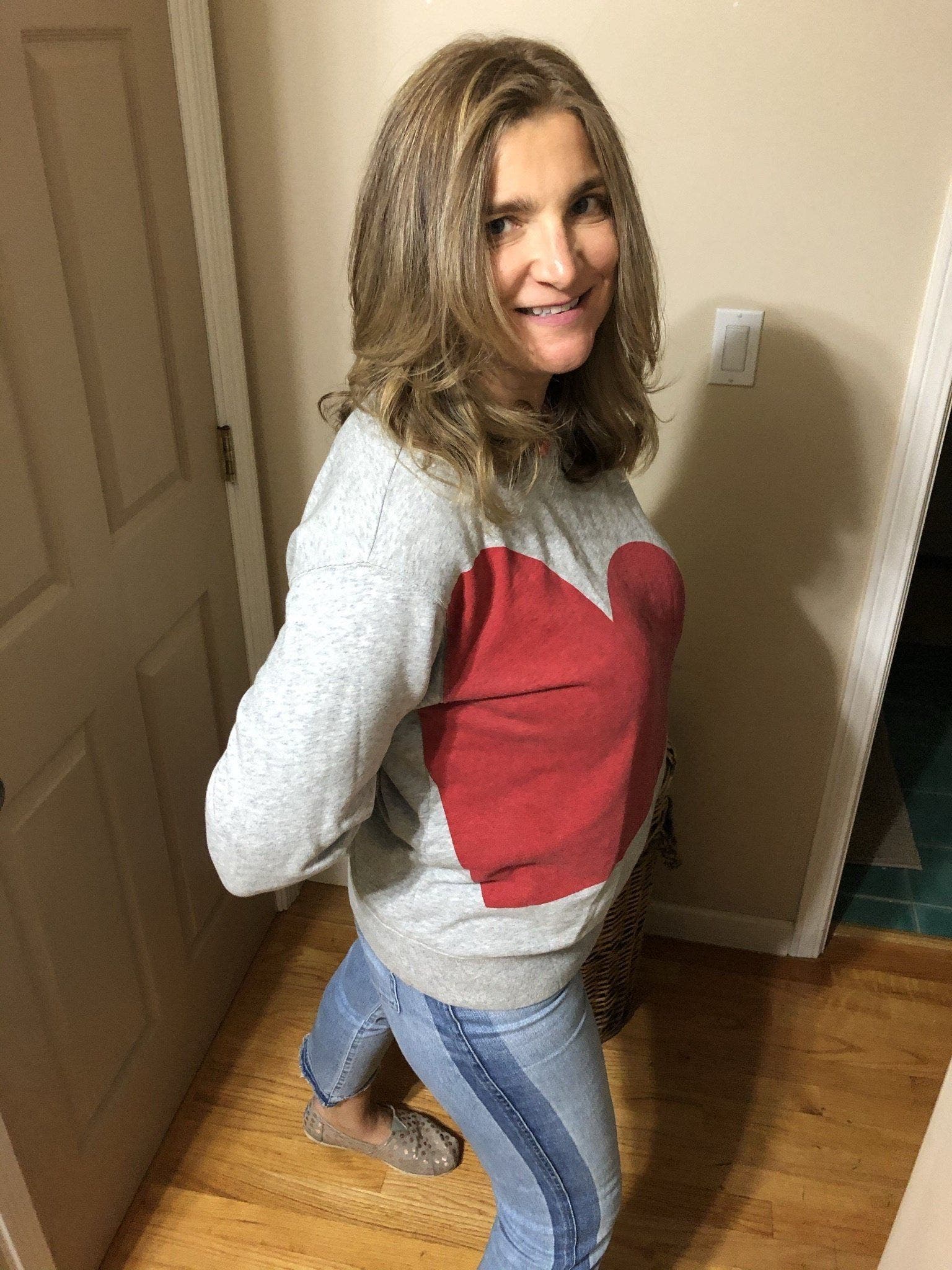 Heart Sweatshirt by kate spade new york | Rent the Runway