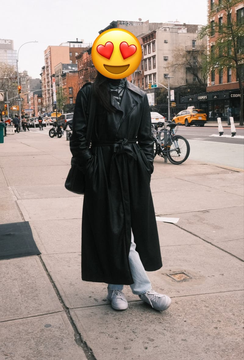 Black Faux Leather Trench Coat by Derek Lam 10 Crosby x RTR | Rent