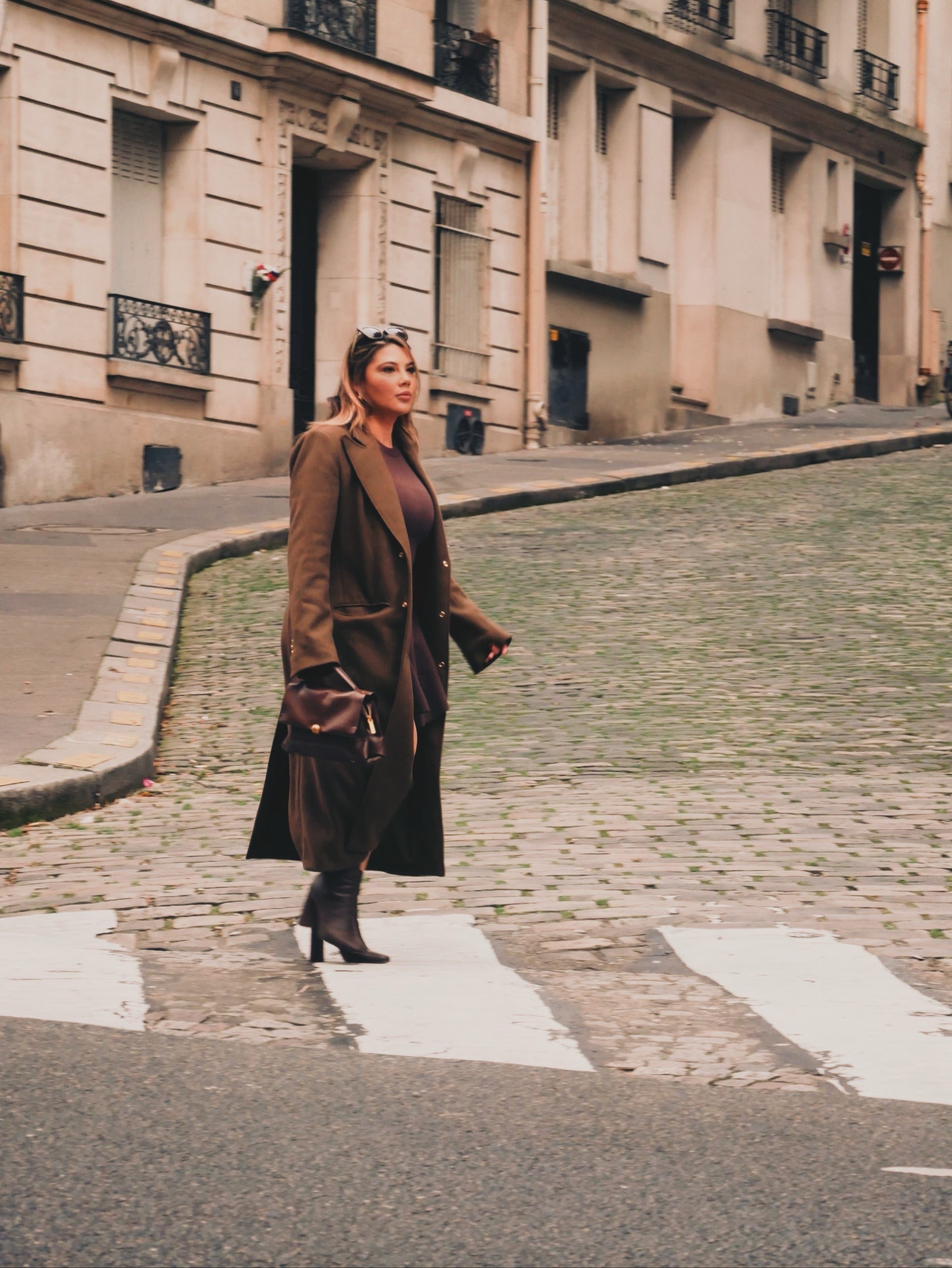 Olive Green Wool Coat by Esteban Cortazar x RTR | Rent the