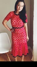 Rent Cherry Lace Midi Dress from Jill Jill Stuart - 883143 | Rent the Runway