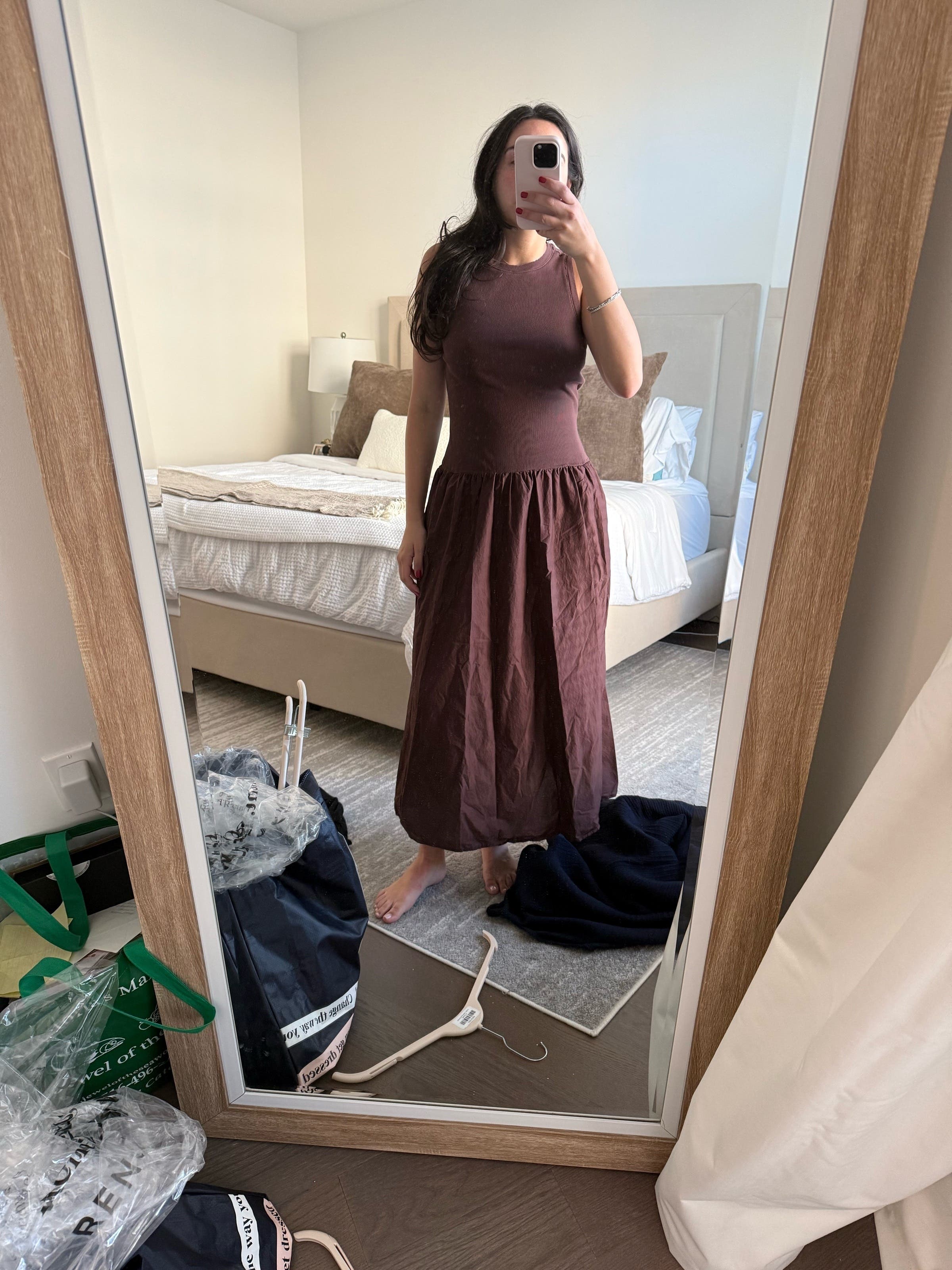knee length dresses for ladies Sanctuary Alma Denim Midi Dress