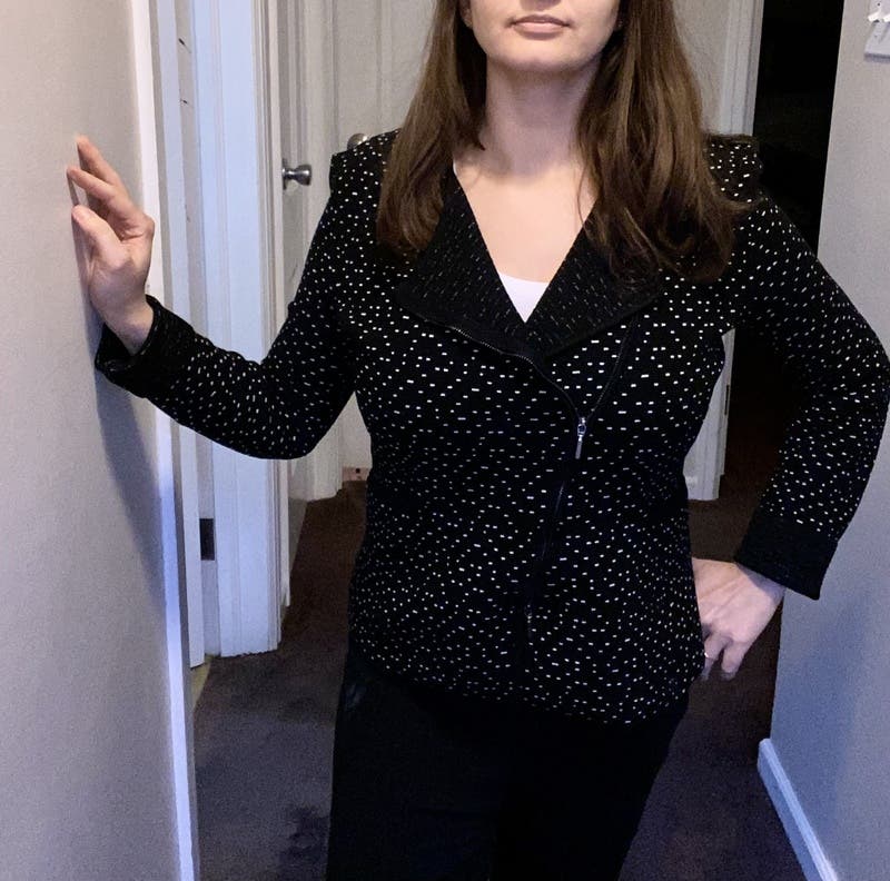 EMPORIO ARMANI MA-1ジャケット48(m) Full zip blouson in all-over jacquard lettering fabric | Emporio