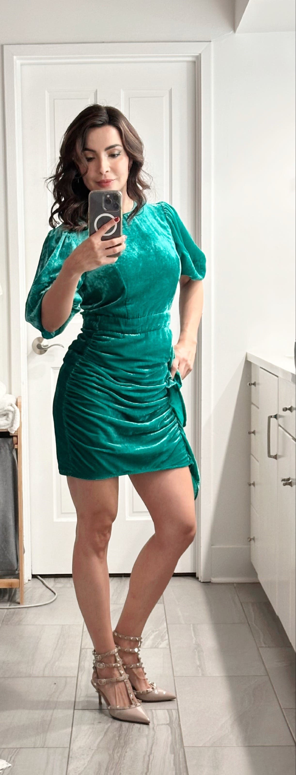 rhode green pia dress Green Pia Dress by RHODE