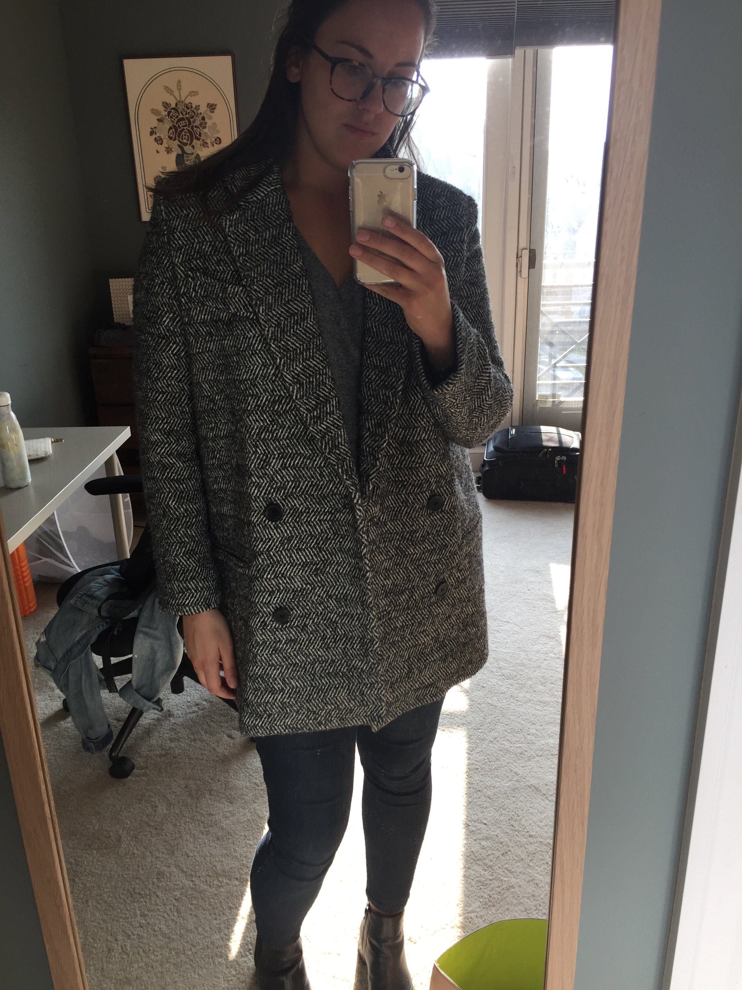 Herringbone Animal Coat by Iro | Rent the Runway