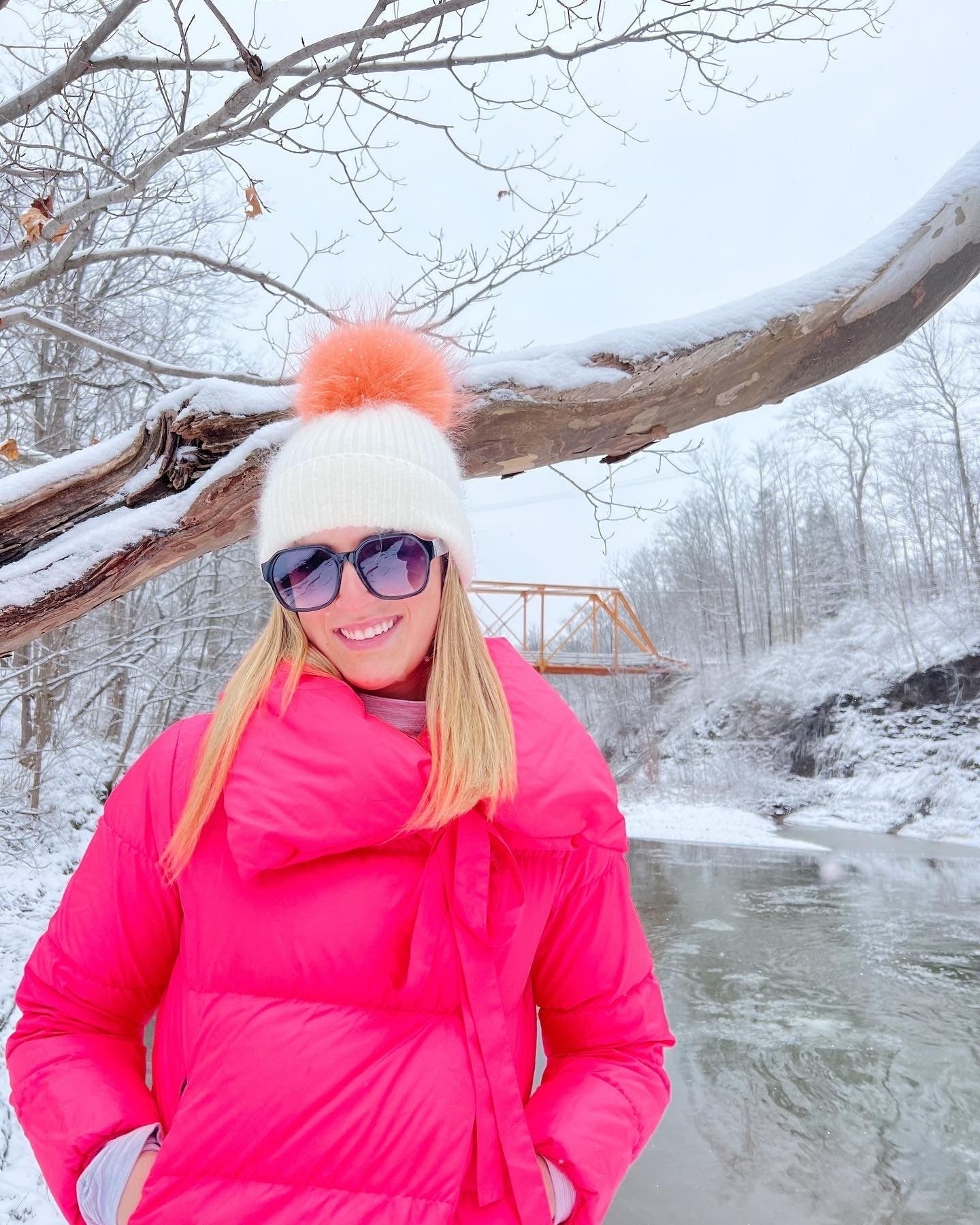 Pink Neon Puffer Jacket by Bacon | Rent the Runway