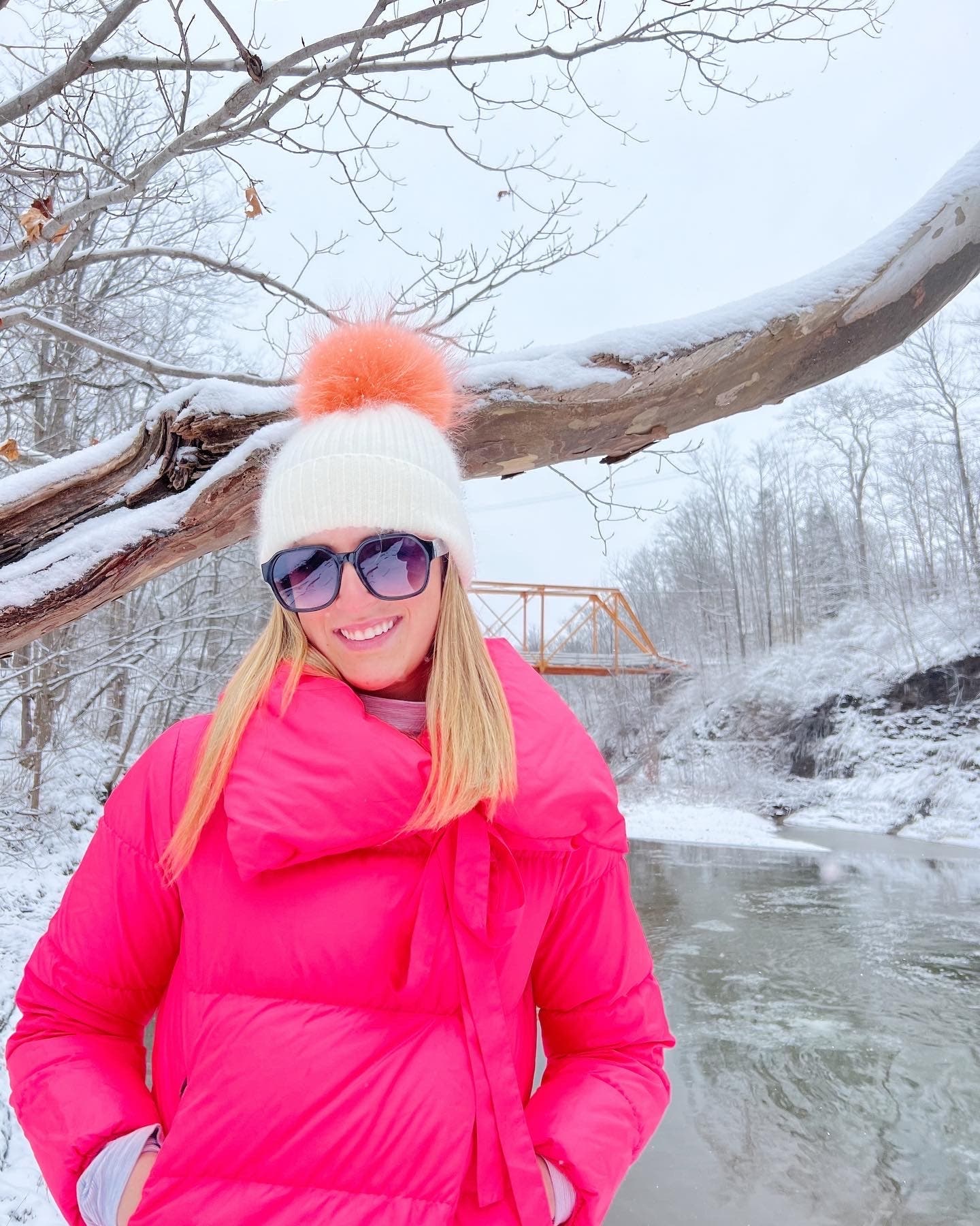 Pink Neon Puffer Jacket by Bacon | Rent the Runway