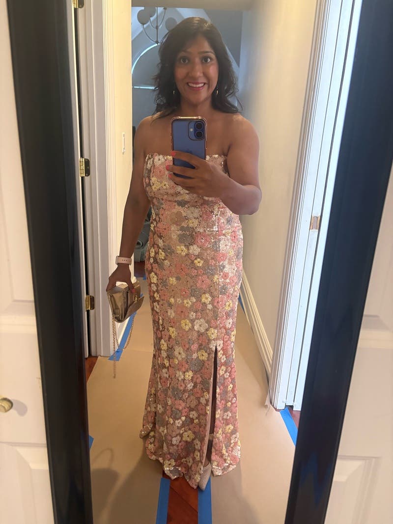 dress the population janelle dress Dress The Population Janelle Strapless Maxi Dress