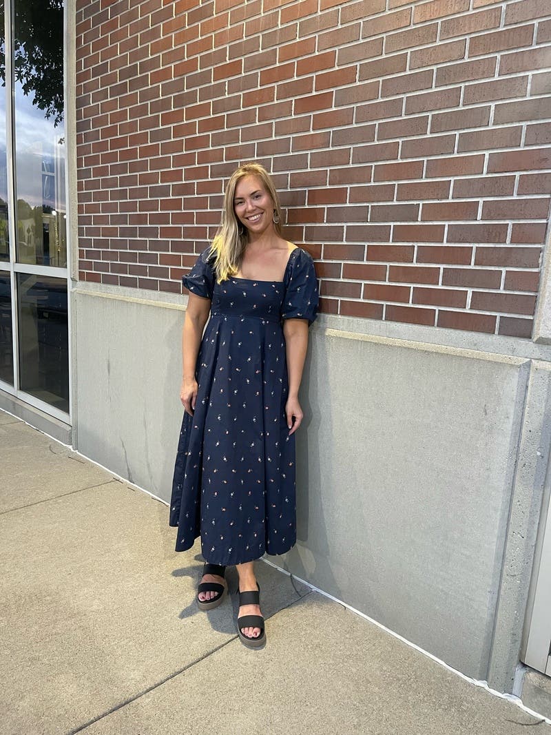 house on the hill / Dress (Navy) 90㎝ The Elizabeth Nap Dress - Navy Cotton – Hill House Home
