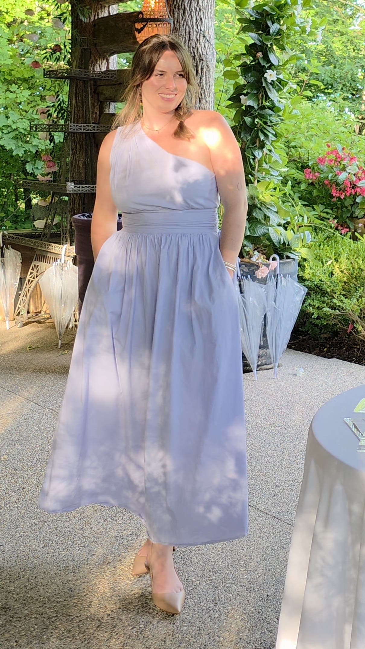 One Shoulder Poplin Dress by Saunders x RTR | Rent the Runway One Shoulder Poplin Dress by Saunders x RTR | Rent the Runway