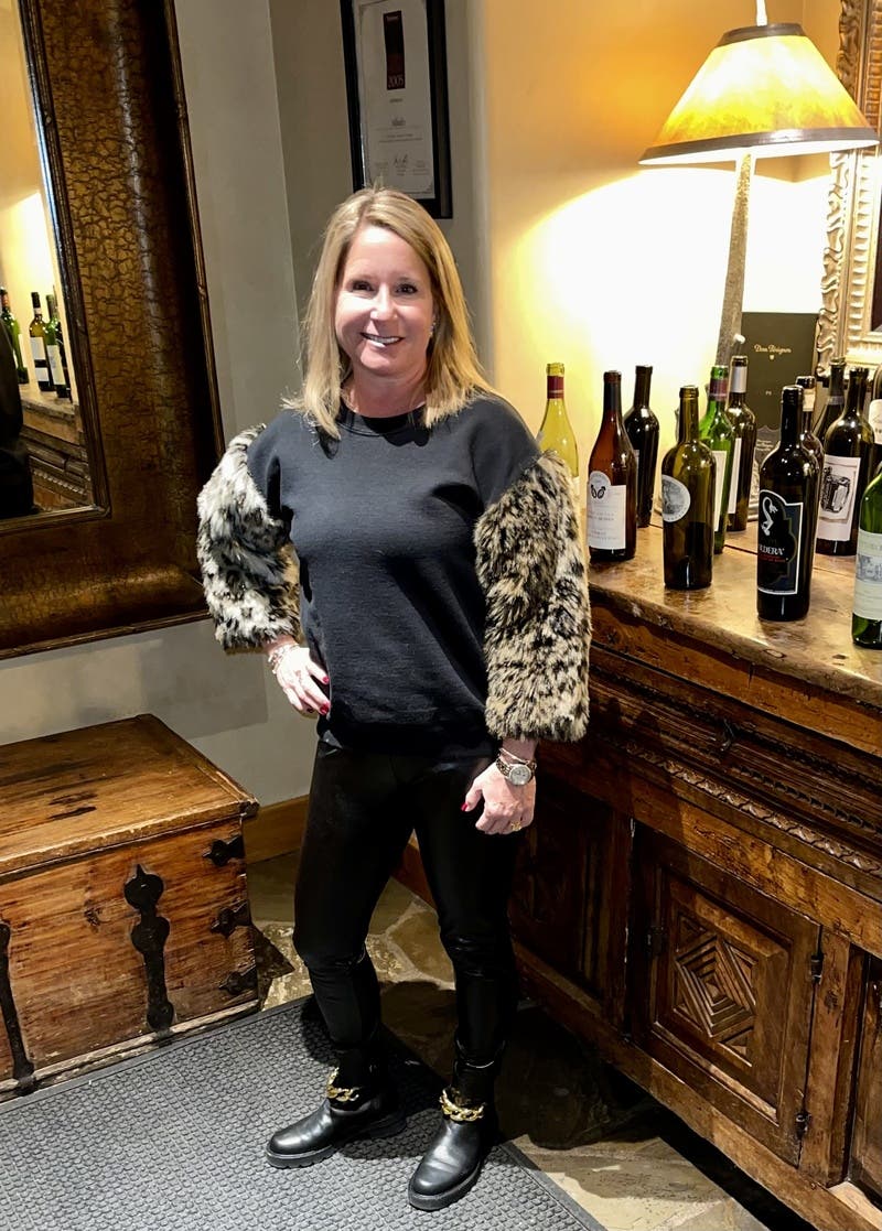 Faux Leopard Sleeve Sweatshirt by Harvey Faircloth | Rent the Runway