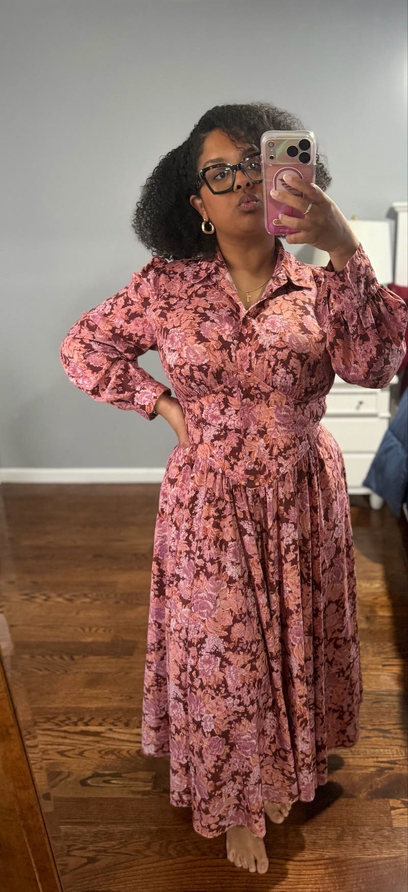 Floral Midi Shirt Dress by Derek Lam 10 Crosby x RTR | Rent the Runway