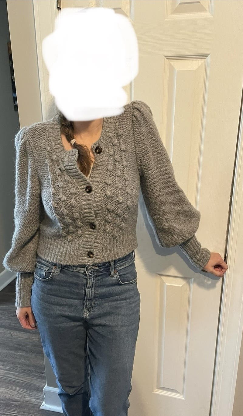 Knit Popcorn Cardigan by TOCCIN X RTR | Rent the Runway