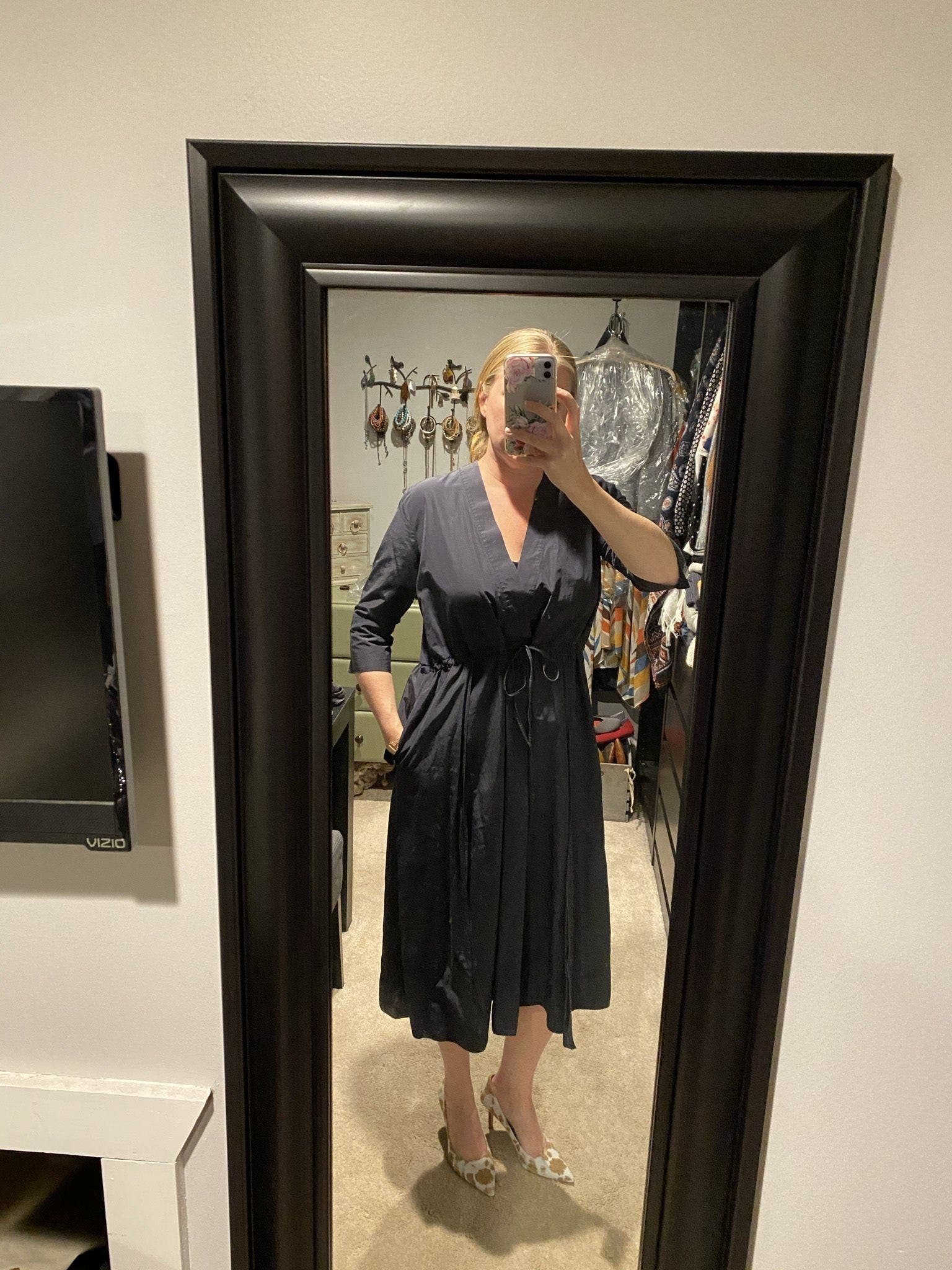 【関税&送料込】Jil Sander Printed Nylon Mini Dress Jil Sander Plissé Belted Minidress | Blue | FARFETCH