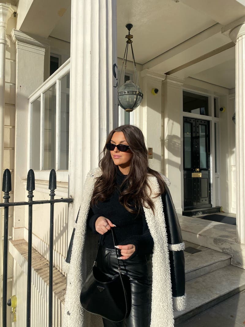 Patrice Faux Leather Coat by Stand Studio | Rent the Runway
