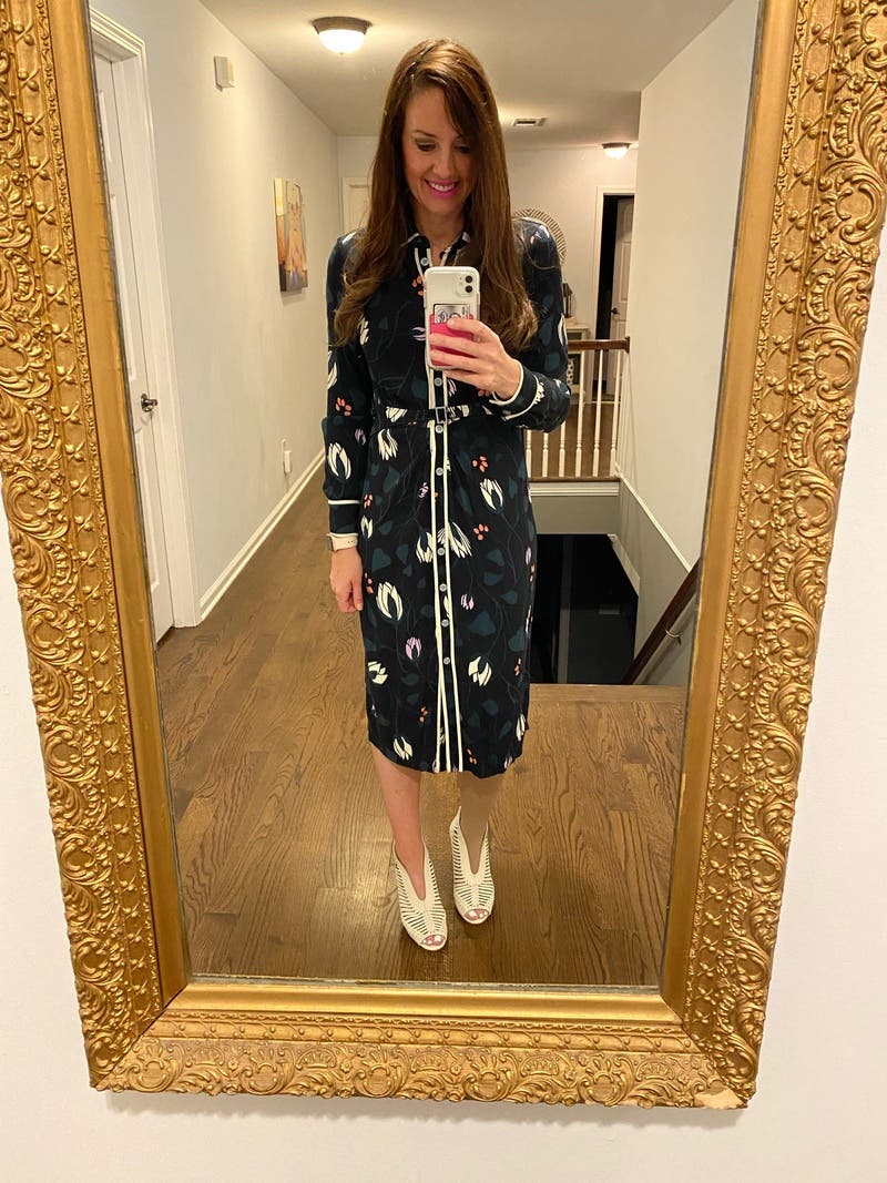 【Kate Spade】Forest Blooms Shirt Dress ◆国内発送◆ Forest Blooms Shirt Dress | Kate Spade Outlet