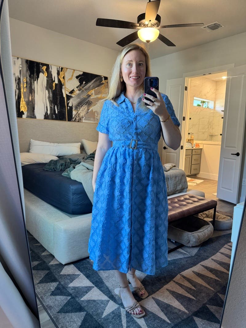 Spade Flower Belted Shirtdress by kate spade new york | Rent the