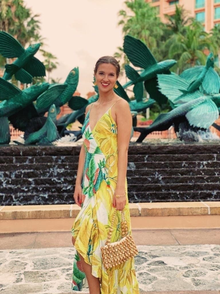 Azalea Forest Wrap Dress by FARM Rio | Rent the Runway