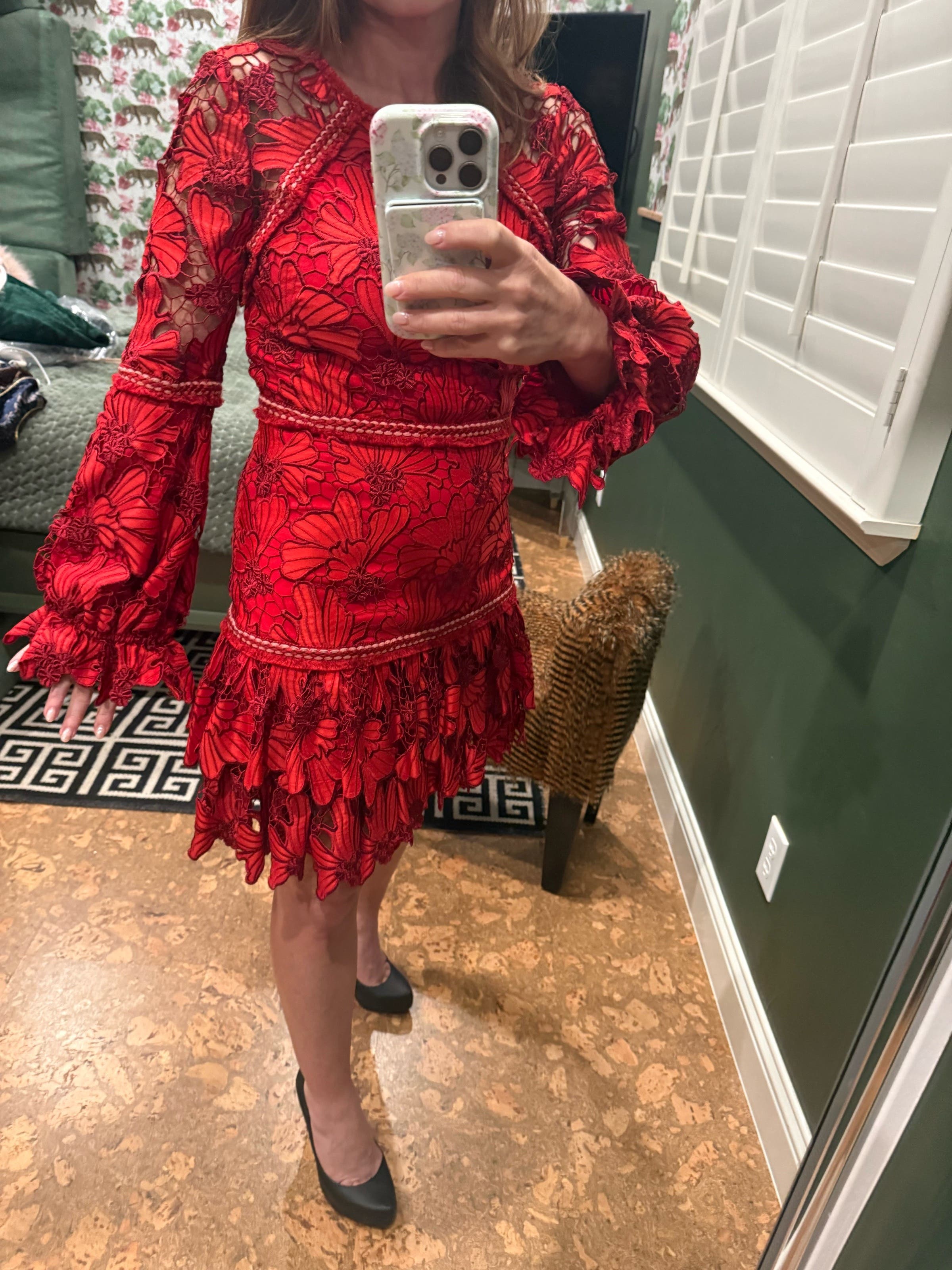 Red Lace Fransisca Dress by Alexis | Rent the Runway Red Lace Fransisca Dress by Alexis | Rent the Runway