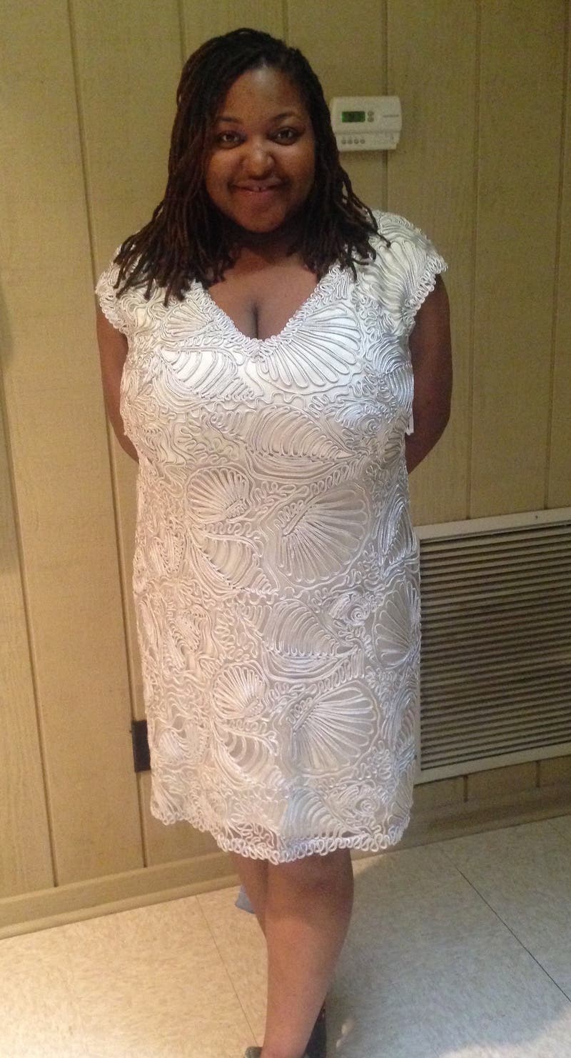 Seashell Sheath by Tadashi Shoji | Rent the Runway