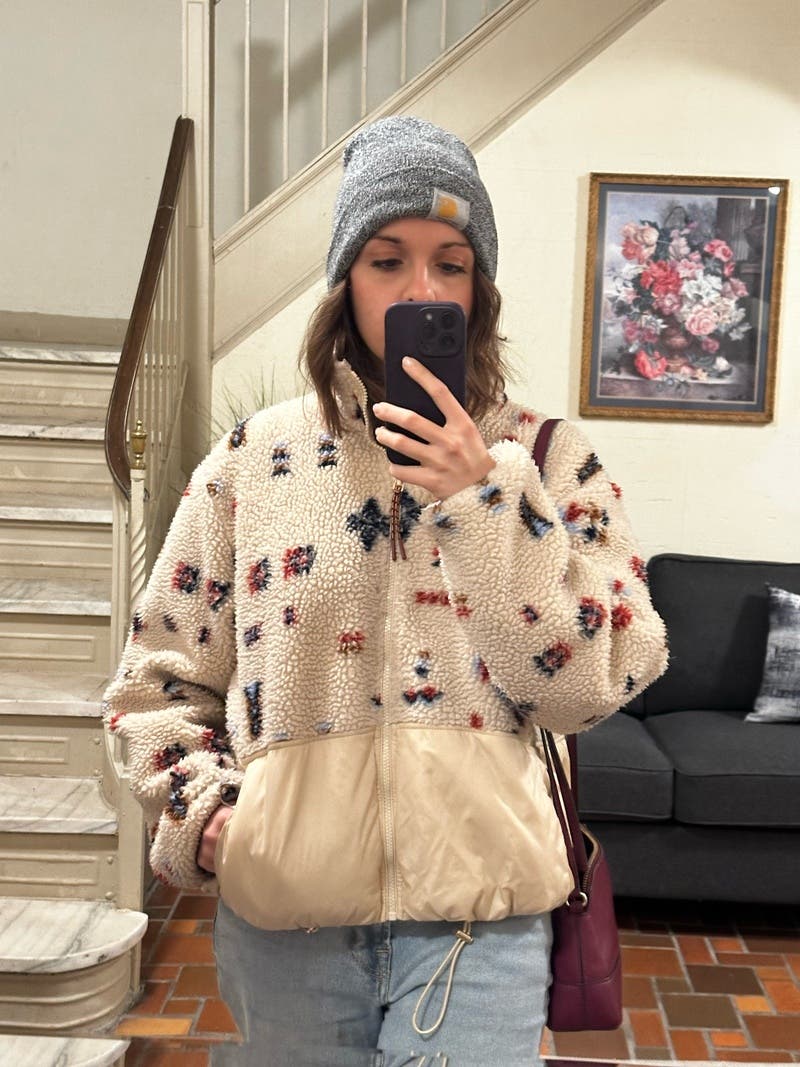 ジャケット・アウター 20AW SUGARHILL EMBROIDARY TEDDY JACKET SUGARHILL EMBROIDERY TEDDY JACKET (Varsity Jacket)