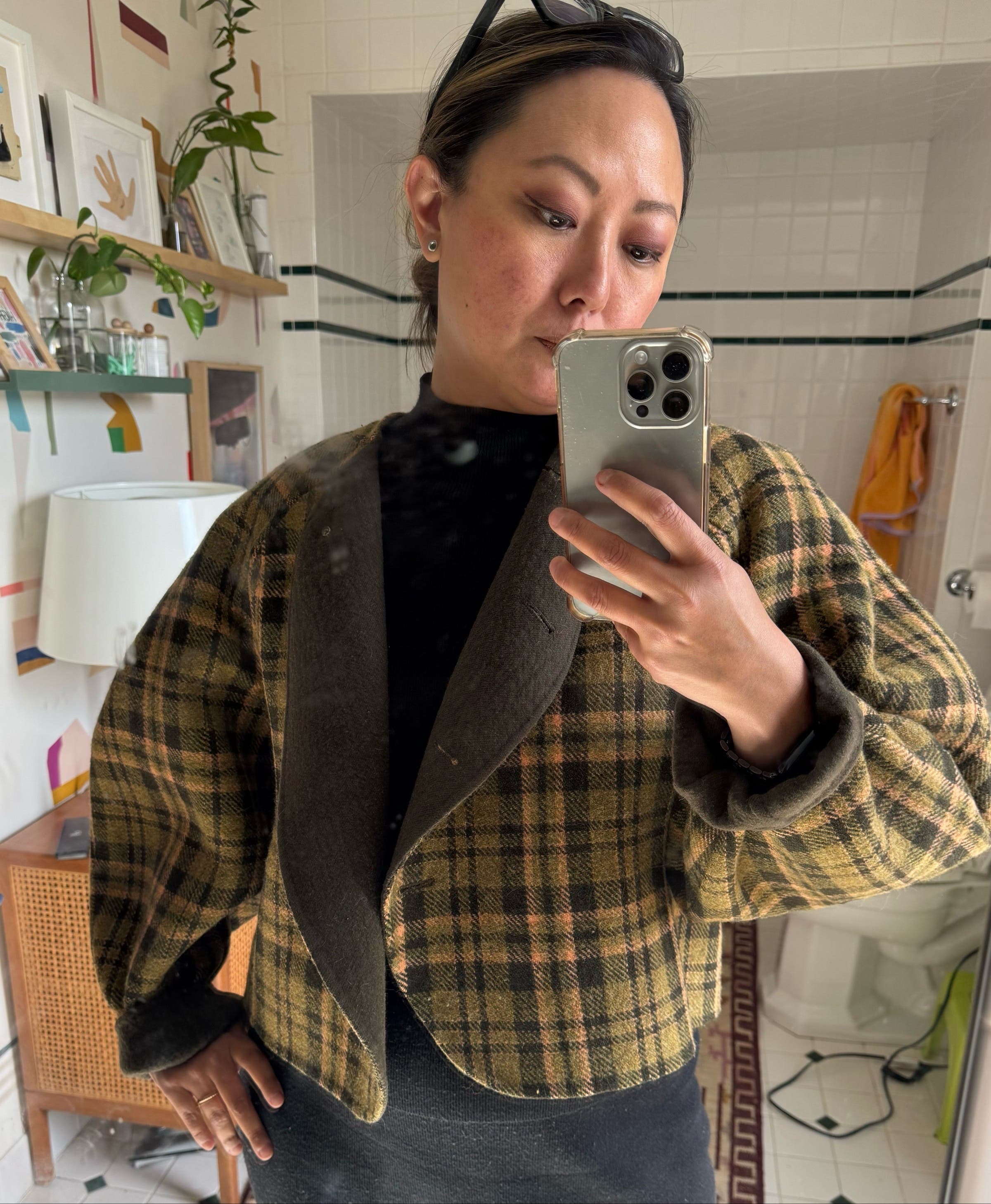 Thea Plaid Jacket by Ulla Johnson | Rent the Runway