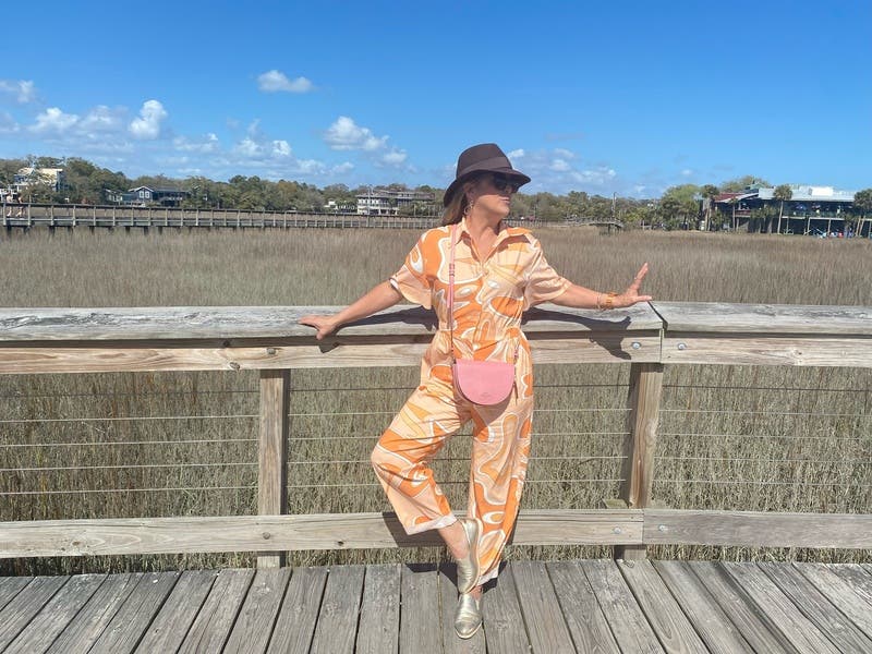 Abstract Collared Jumpsuit by Sara Battaglia | Rent the Runway