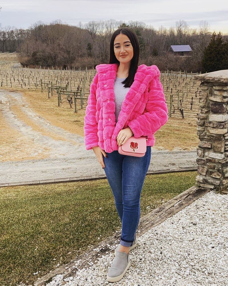 【セール中】mieyamieya pink chaton coat Azalea Wang Pink Faux Fur Girls Coat | Hot Topic