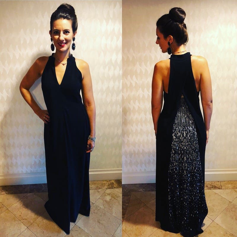 Jazz Train Dress by Escada | Rent the Runway