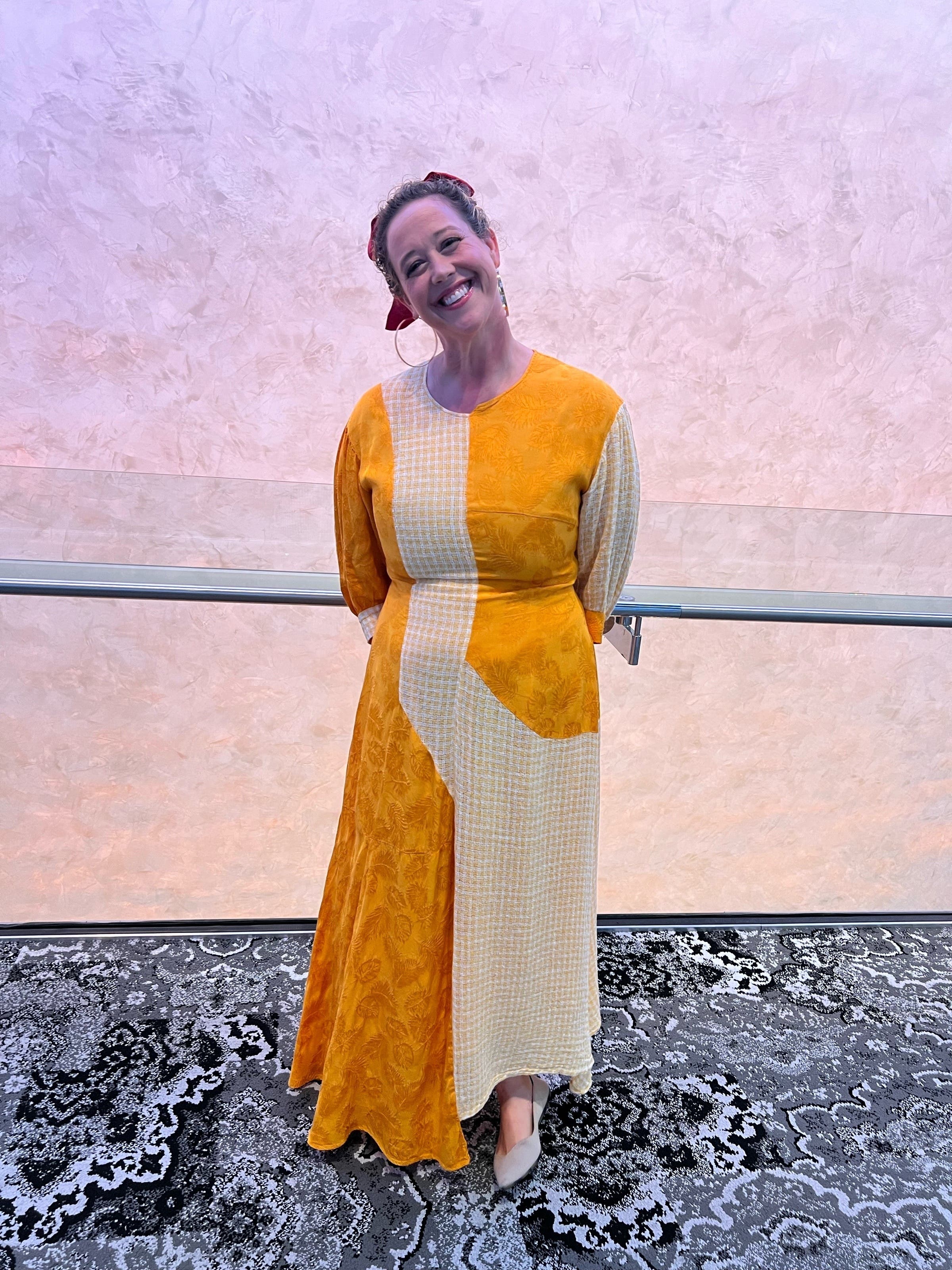 トップス andmary Rojina ribbon dress ANDMARY】Rojina ribbon dress